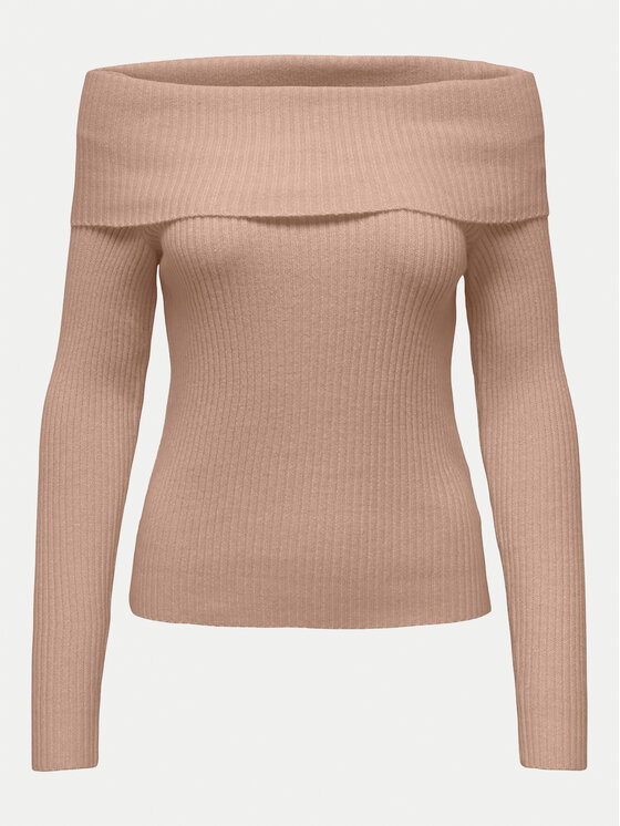 ONLY ONLY Kampsun Katia 15311830 Beež Regular Fit