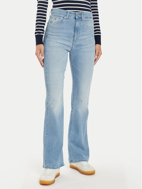 Tommy Jeans Jeans Sylvia DW0DW19598 Blu Flare Fit, taglia : 24_30