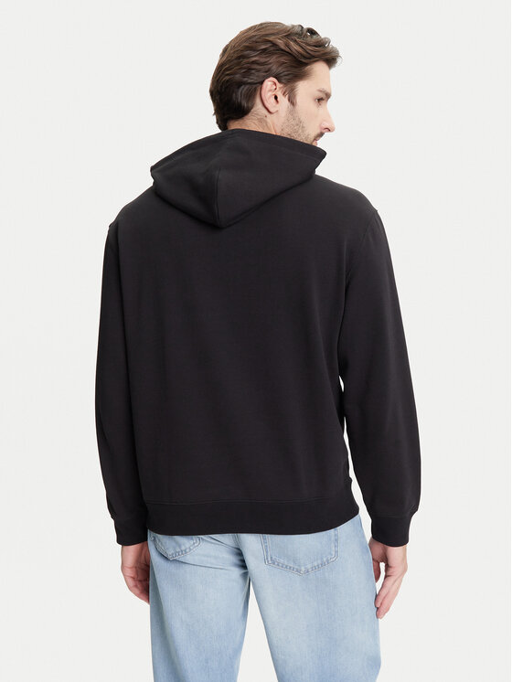Calvin Klein Jeans Calvin Klein Jeans Μπλούζα Monologo LV04RC282G Μαύρο Regular Fit