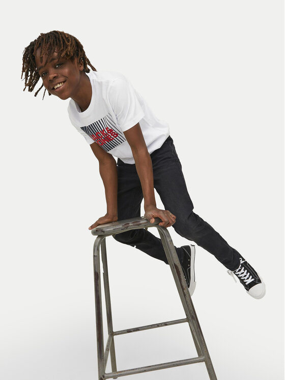 Jack & Jones Junior Jack & Jones Junior Traperice Glenn 12244074 Crna Slim Fit