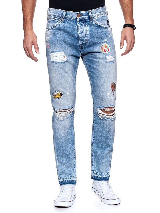 Wrangler Wrangler Jeans BOYTON Blu Slim Fit