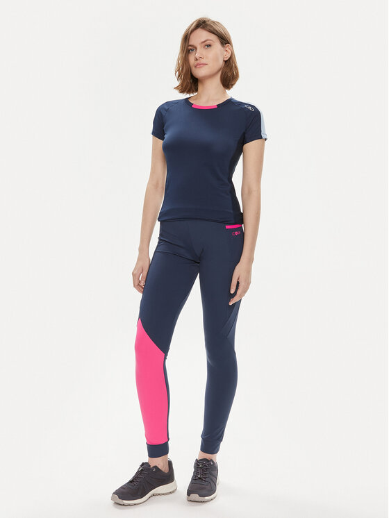 CMP CMP Tehnička majica 32C6236 Tamnoplava Slim Fit