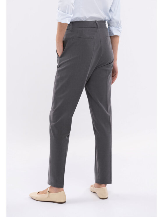 Volcano Volcano Chinosy R-MARSA Szary Regular Fit