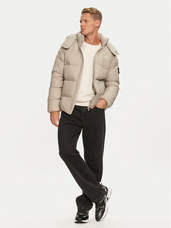 Calvin Klein Jeans Calvin Klein Jeans Giubbotto piumino Essentials J30J325946 Beige Regular Fit
