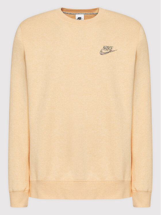 Nike Felpa Sportswear DM5630 Arancione Regular Fit Modivo