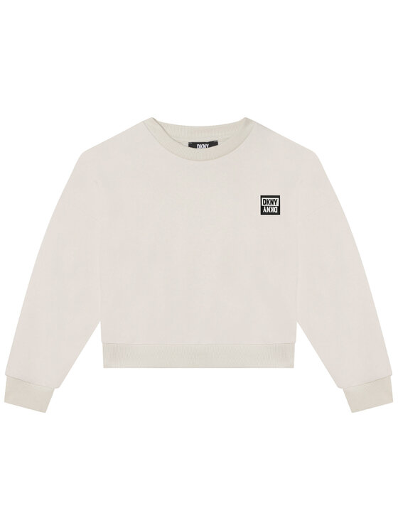 DKNY DKNY Суитшърт D35S98 S Бежов Regular Fit