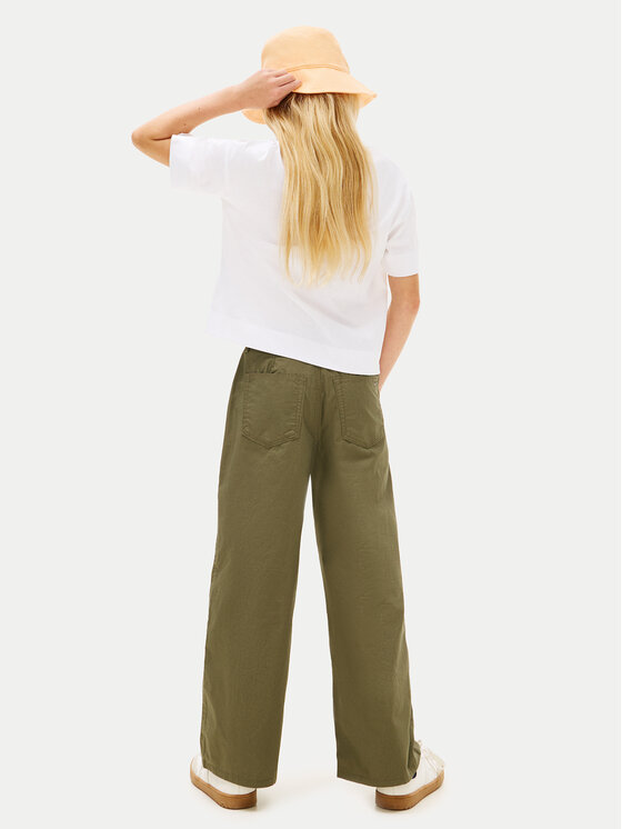 Tommy Hilfiger Tommy Hilfiger T-Shirt KG0KG09523 Λευκό Regular Fit