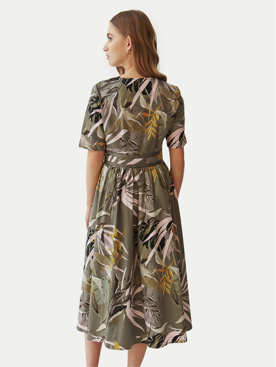 Tatuum Tatuum Rochie tip cămașă Silta T2407.192 Verde Regular Fit