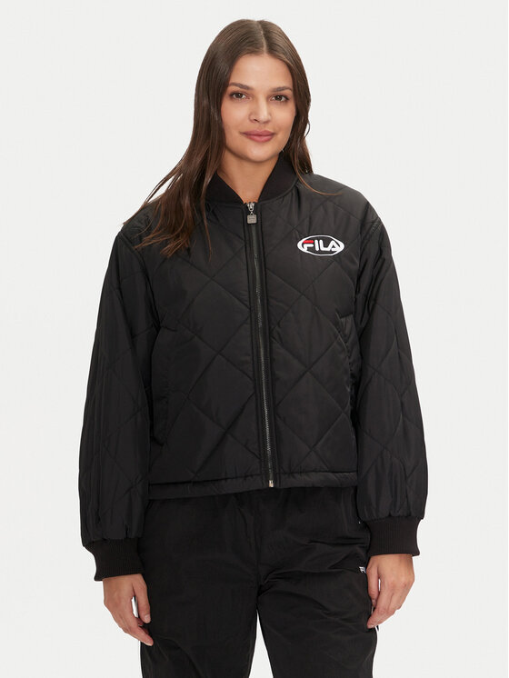 Fila Bomber Jakna Lunde FAW0896 Črna Loose Fit