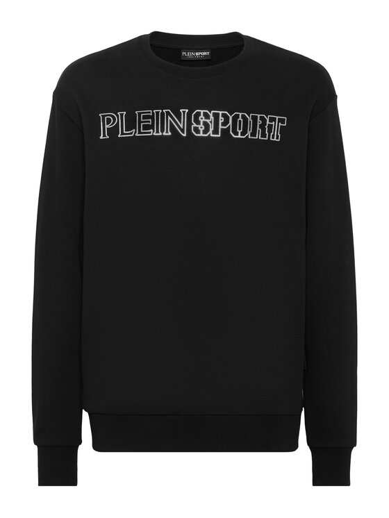 Plein Sport Plein Sport Longsleeve 13085 Czarny Regular Fit