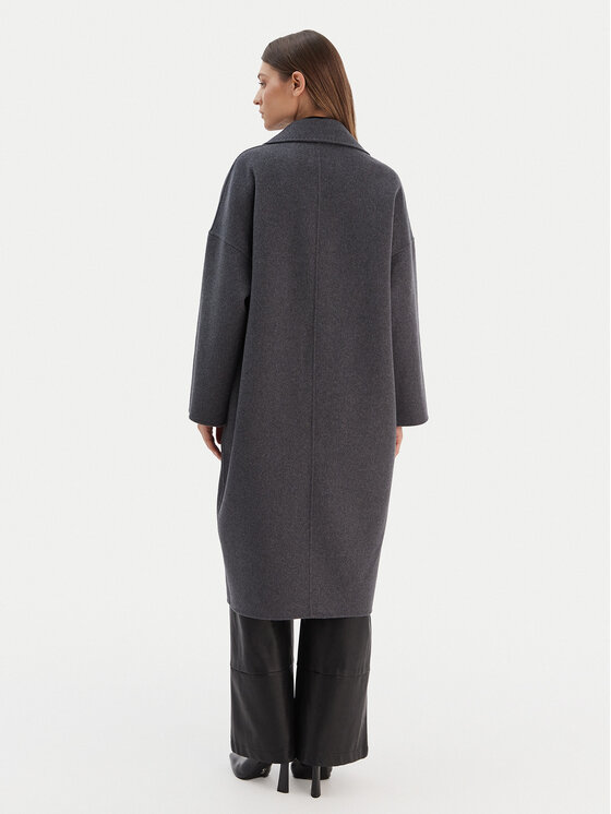 ViCOLO ViCOLO Volneni plašč TF0003 Siva Regular Fit