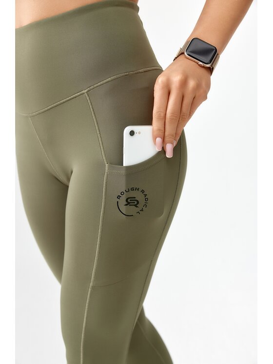 ROUGH RADICAL ROUGH RADICAL Legginsy HAMPTONS LONG Khaki Slim Fit