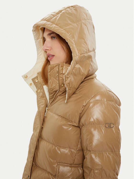 Liu Jo Liu Jo Пухено яке WF4166 T2709 Бежов Regular Fit