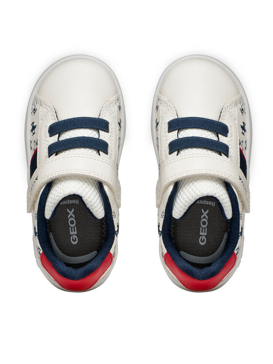 Geox Geox Sneakersy B Eclyper Boy B455LA 000BC C0085 Biela