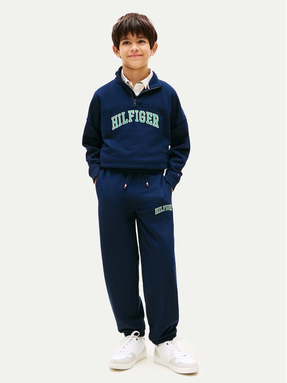 Tommy Hilfiger Tommy Hilfiger Teplákové kalhoty Terry KB0KB10254 Tmavomodrá Regular Fit