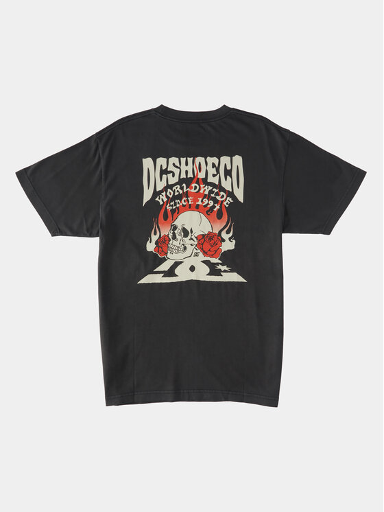 DC Shoes DC Shoes Tricou Defiant Tees ADYZT05309 Negru Regular Fit