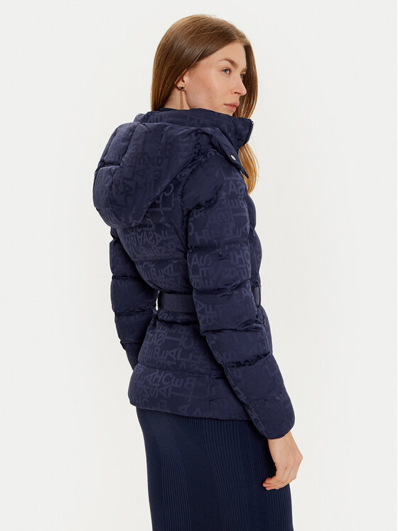 Elisabetta Franchi Elisabetta Franchi Átmeneti kabát PI-70D-46E2-V300 Sötétkék Regular Fit