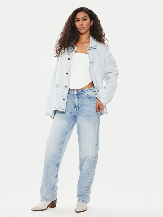 American Vintage Veste en jean Joybird JOY16IE24 Bleu Relaxed Fit Modivo