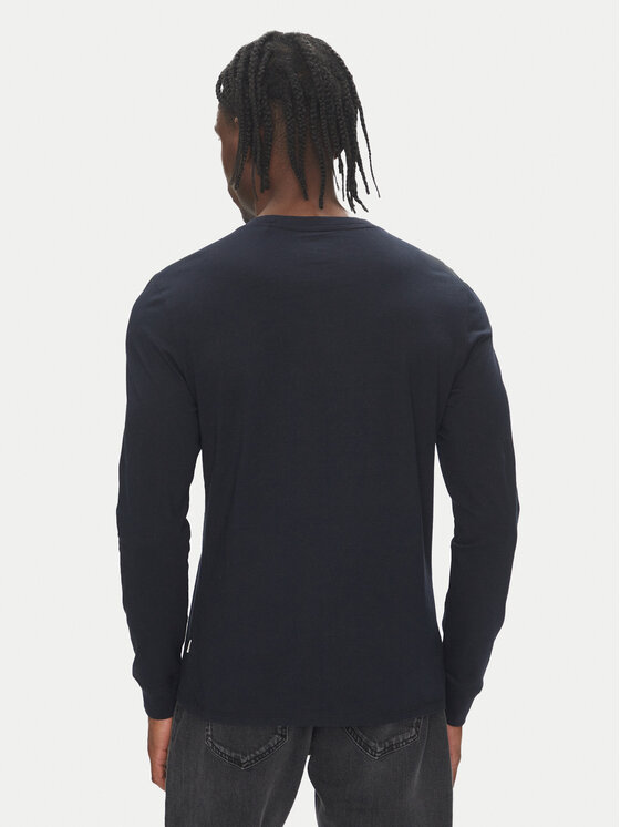 Guess Jeans Guess Jeans Marškinėliai ilgomis rankovėmis M4YI54 K8HM0 Tamsiai mėlyna Regular Fit