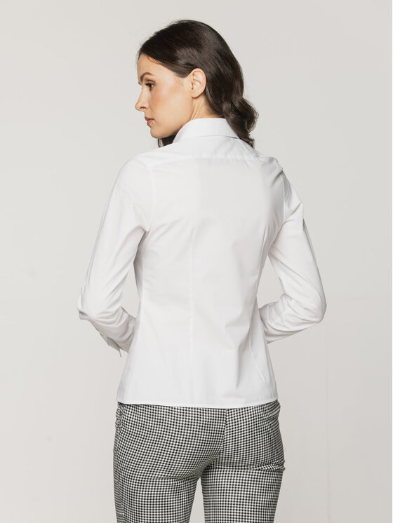Willsoor Willsoor Koszula 61420 Biały Slim Fit