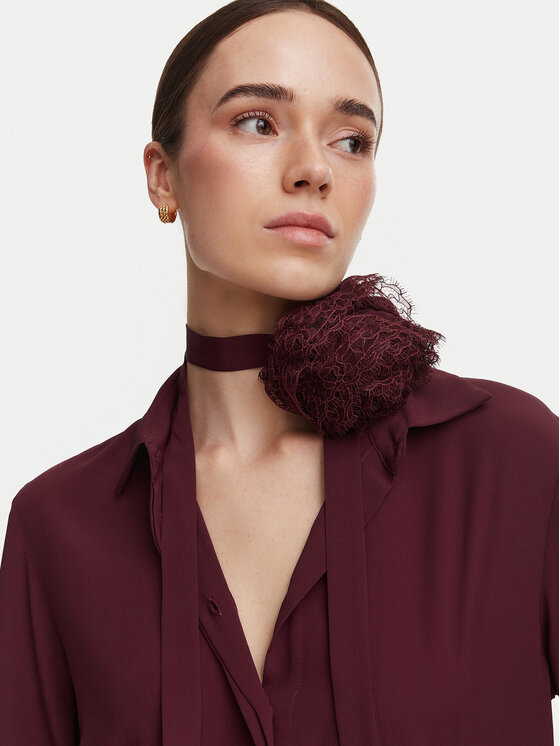 Marella Marella Cămașă Orca 2623116041 Vișiniu Regular Fit