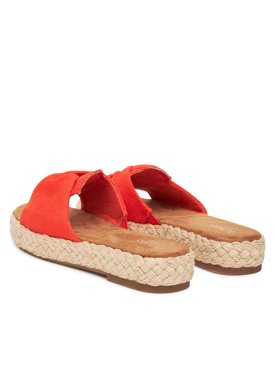 Toms Toms Еспадрильї Abby Slide 10021981 Оранжевий