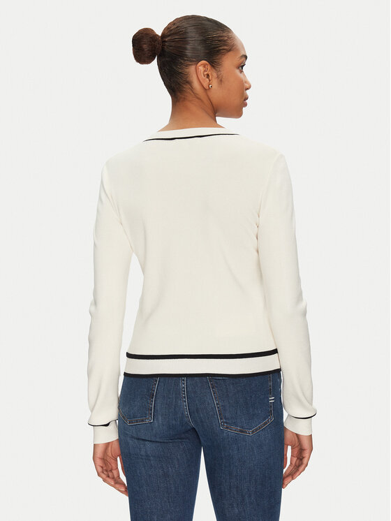 Morgan Morgan Pullover 251-MJUANI Écru Regular Fit