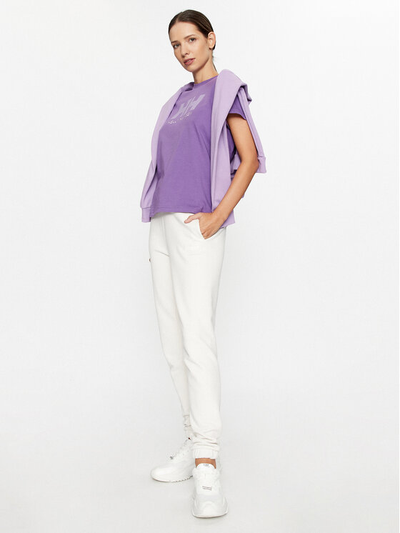 Helly Hansen Helly Hansen Тишърт Logo 34112 Виолетов Regular Fit
