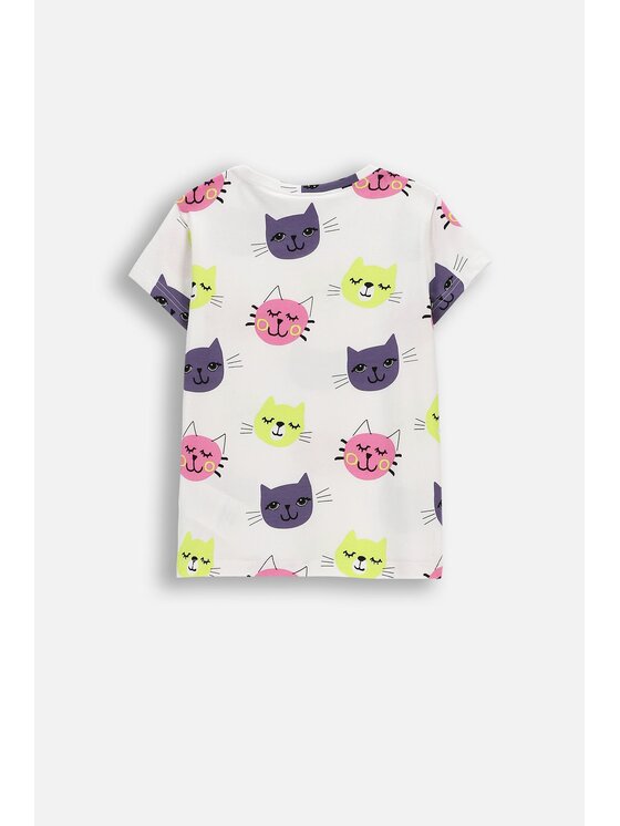 Coccodrillo Coccodrillo T-Shirt WC6143221VGA-001 Biały Regular Fit