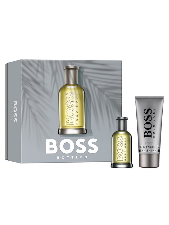 Zestaw zapachowy HUGO BOSS, Hugo Boss Bottled zestaw woda toaletowa spray 50ml + żel pod prysznic 100ml
