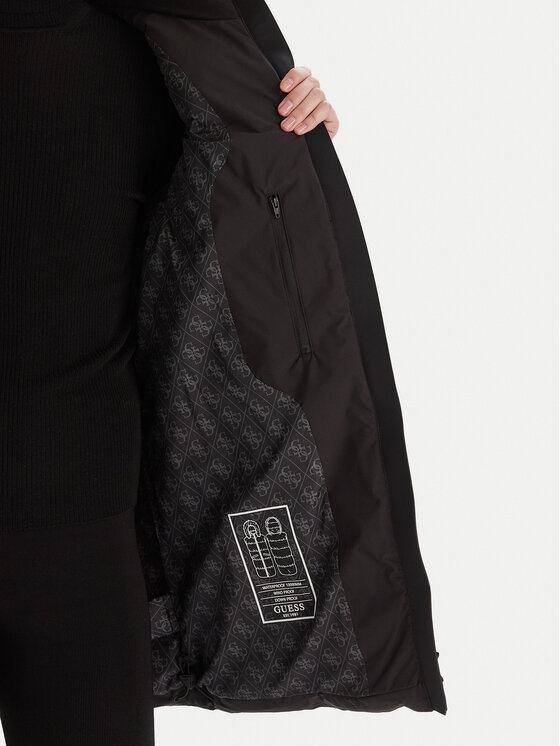 Guess Guess Μπουφάν μεταβατικό 179613 Μαύρο Classic Fit