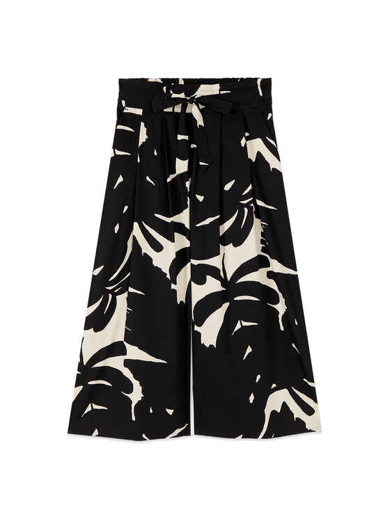 Oltre Oltre Spódnica maxi 1015J000312N0Z3 Czarny Regular Fit
