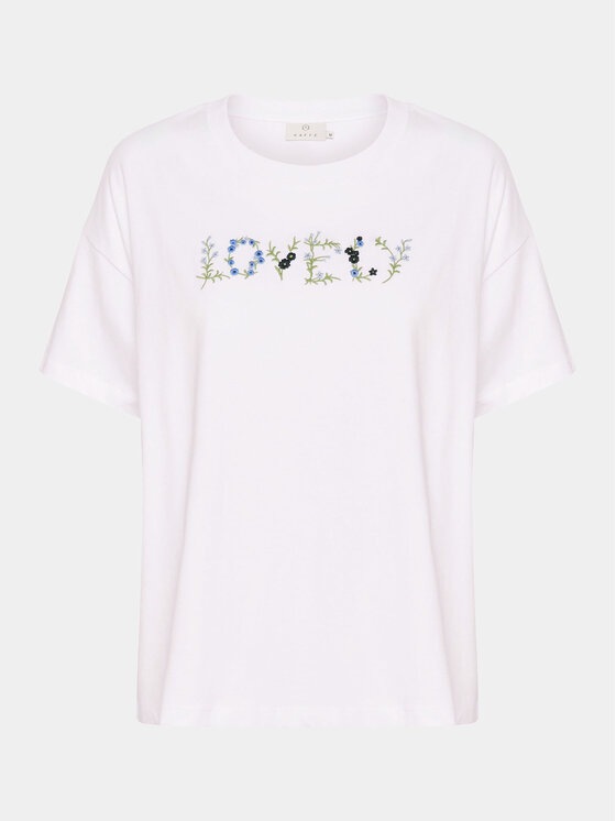 Kaffe Kaffe T-Shirt Firia 10508406 Weiß Regular Fit