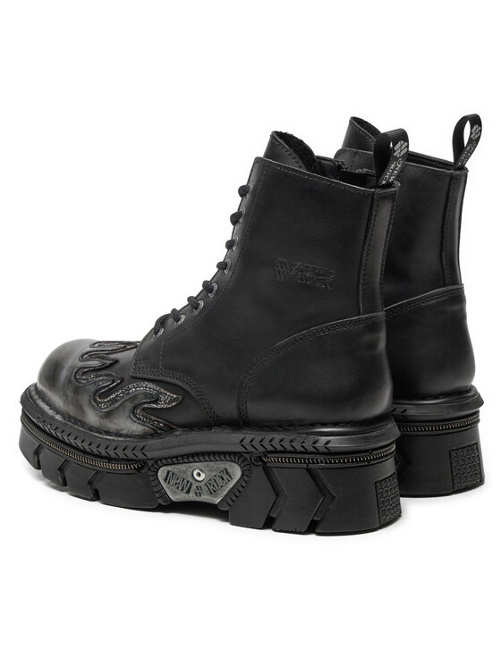 NEW ROCK NEW ROCK Bocanci M-MILI134C-S1 Negru