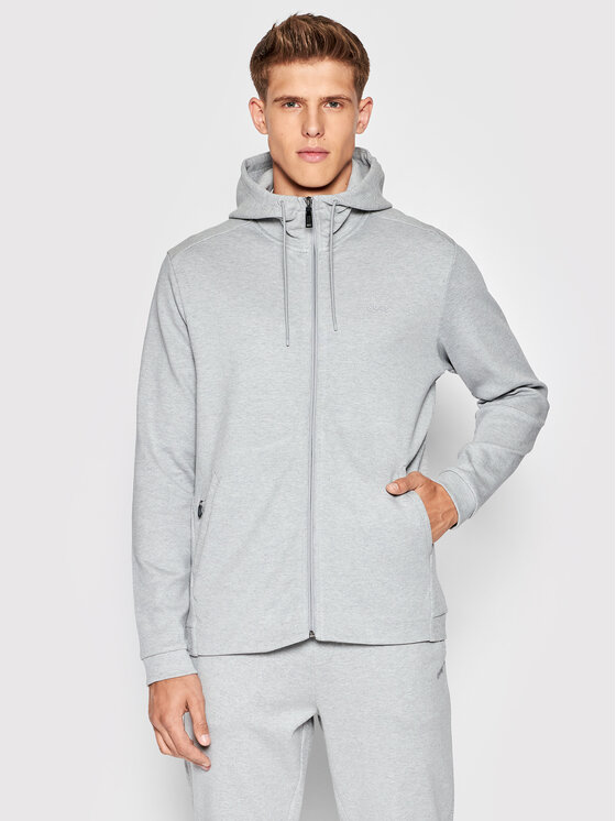 Felpa Saggy Curved 50469104 Grigio Regular Fit
