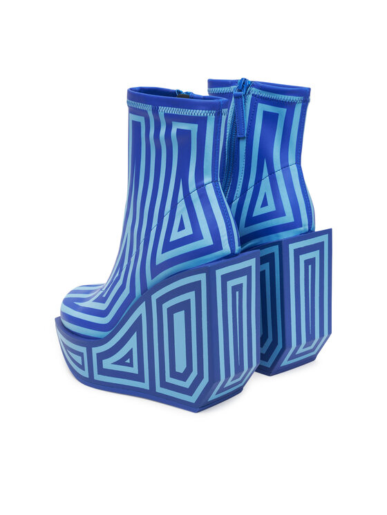 United Nude United Nude Škornji Wa Bootie Hi 1087965682 Modra