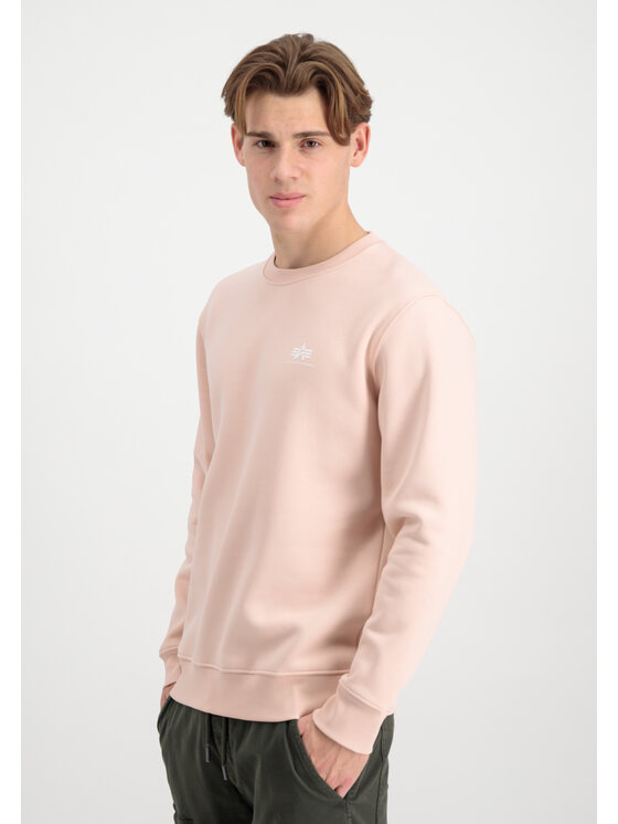 Alpha Industries Alpha Industries Bluza Basic Small Logo Sweatshirt Koralowy Regular Fit