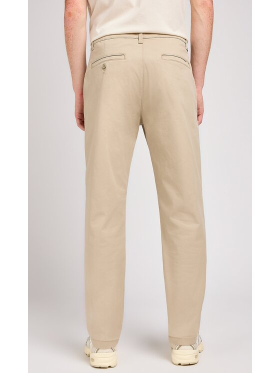 Lee Lee Chinosy Regular Chino Beżowy Chino Fit