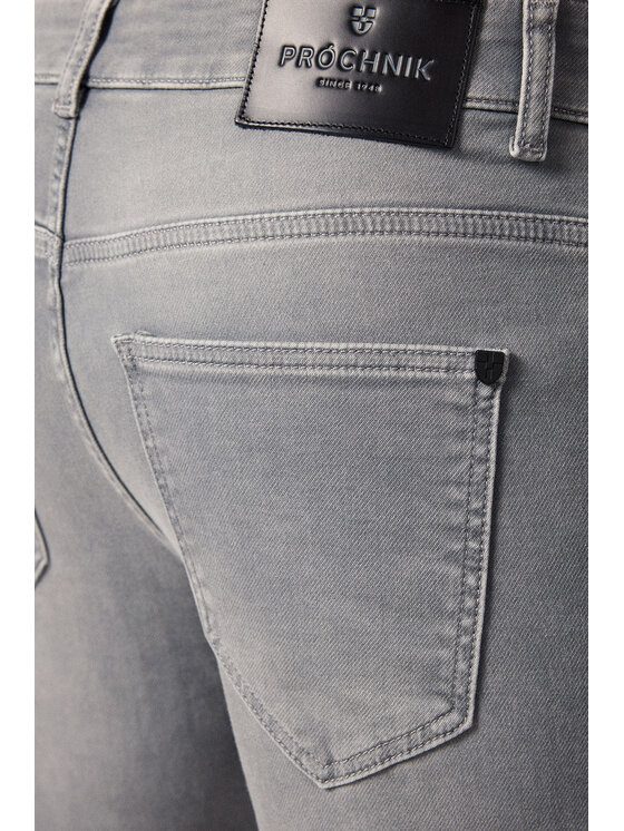 Próchnik Próchnik Jeansy PM9 SP113225000001 Szary Slim Fit