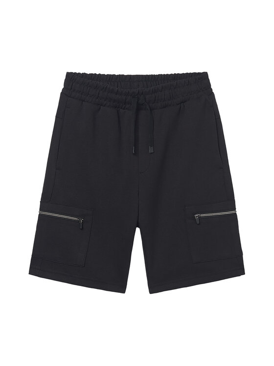 Mayoral Mayoral Pantaloni scurți sport 6219 Negru Regular Fit
