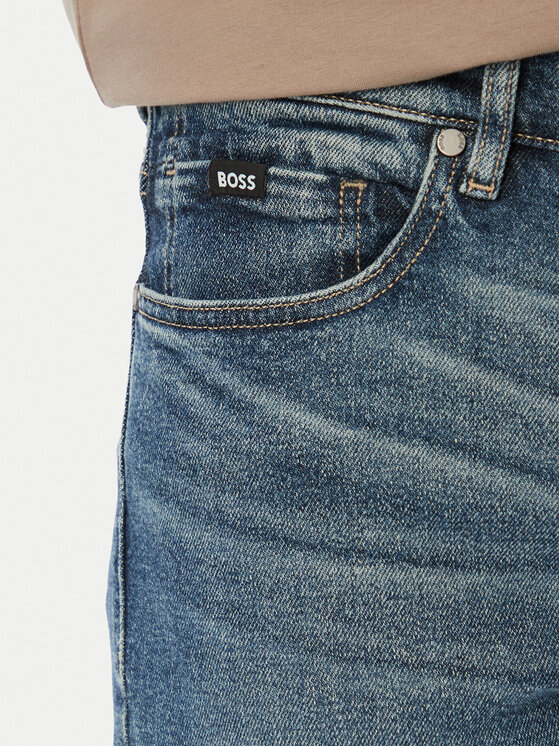 BOSS BOSS Džinsi Ogden 50569039 Tumši zils Straight Fit