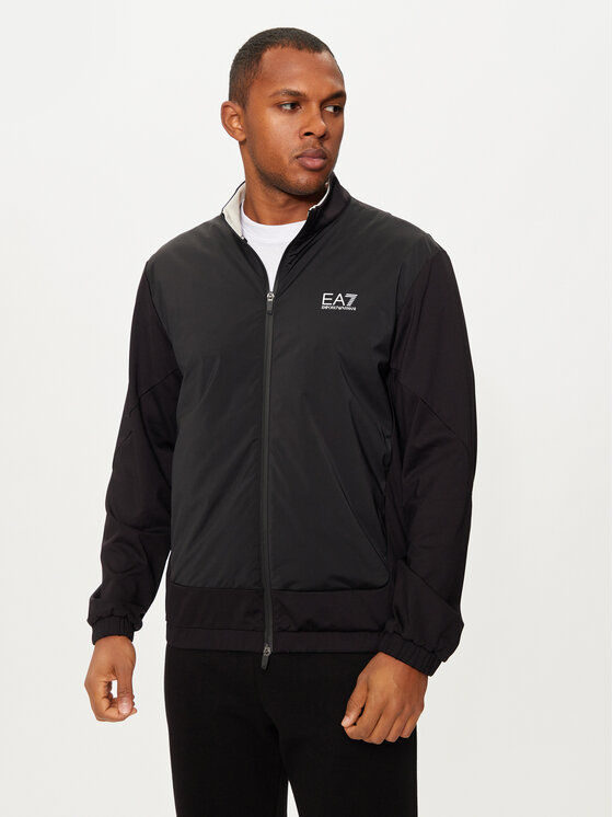 EA7 Emporio Armani Prechodná bunda 6DPM85 PJUFZ Čierna Regular Fit