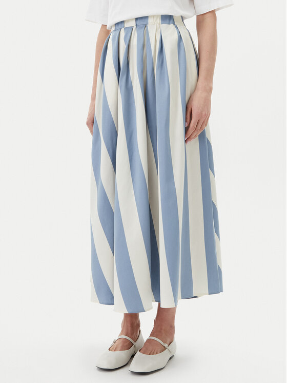 Weekend Max Mara Plisovaná sukňa Vidim 2515101062 Modrá Regular Fit