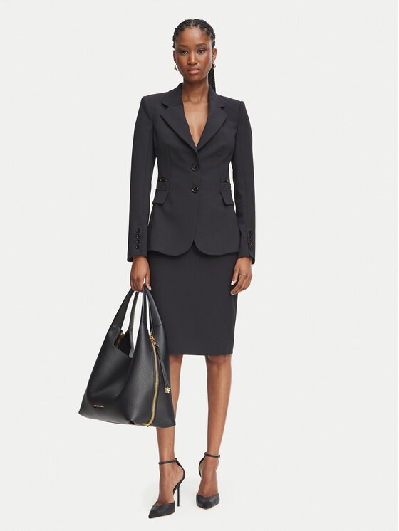 Elisabetta Franchi Elisabetta Franchi Gonna a matita GO-223-66E2-V320 Nero Slim Fit