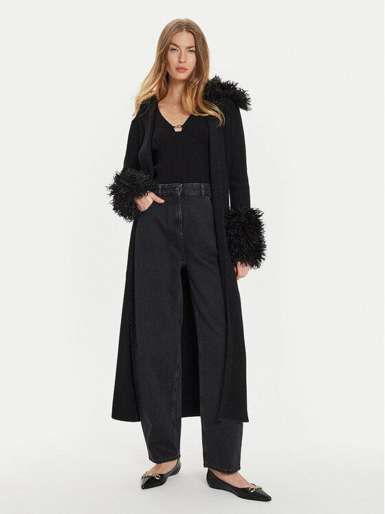 TWINSET TWINSET Кардиган 242TT3430 Черен Slim Fit