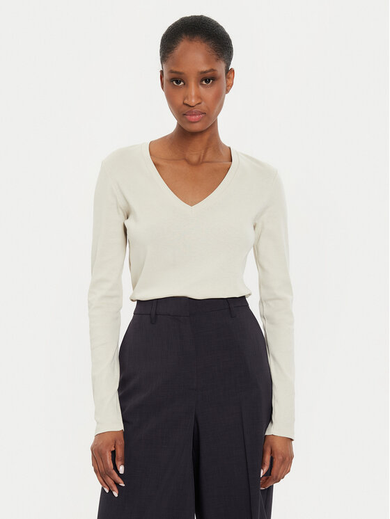 United Colors Of Benetton United Colors Of Benetton Majica 3GA2E4245 Bež Regular Fit