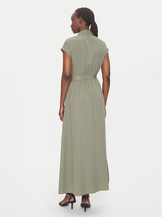 Gaudi Gaudi Hemdkleid 511BD15003 Khakifarben Regular Fit