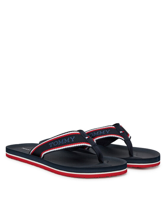 Tommy Hilfiger Tommy Hilfiger Japonki Comfort Hilfiger Beach Sandal FM0FM05510 Granatowy