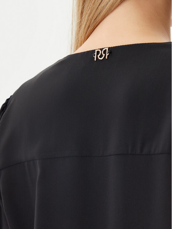 Rinascimento Rinascimento Bluză CFC0122866003 Negru Regular Fit
