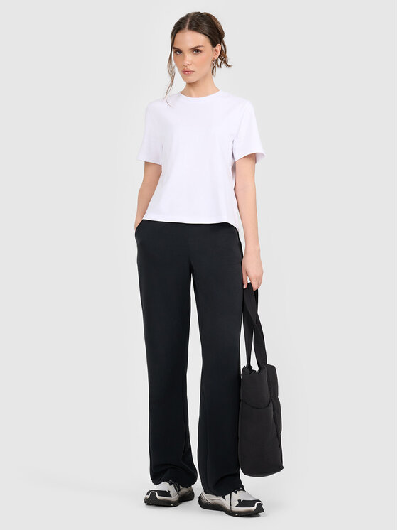 4F 4F T-Shirt ESSENTIALS Biały Regular Fit